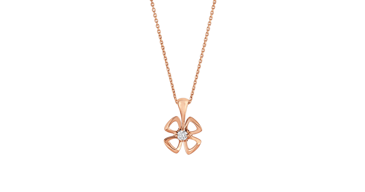 [⭐Reverie Jewels]FIOREVER NECKLACE DIAMOND CENTER