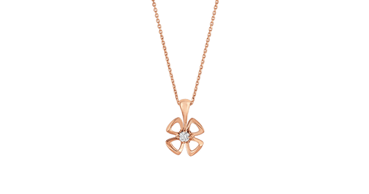 [⭐Reverie Jewels]FIOREVER NECKLACE DIAMOND CENTER