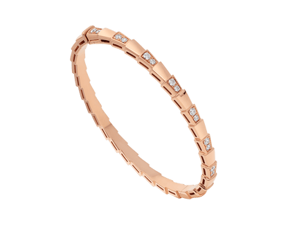 [⭐Reverie Jewels]SERPENTI SMALL BRACELET PINK GOLD DIAMOND