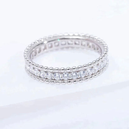 [⭐Reverie Jewels]PERLEE DIAMOND SILVER RING