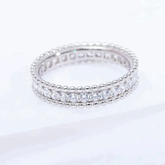 [⭐Reverie Jewels]PERLEE DIAMOND SILVER RING