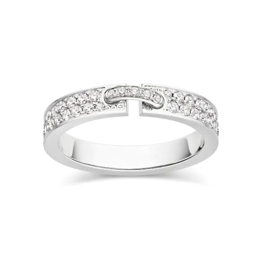 [⭐Reverie Jewels]ALLIANCE LIENS VIDENCE PAVED DIAMOND 4MM RING