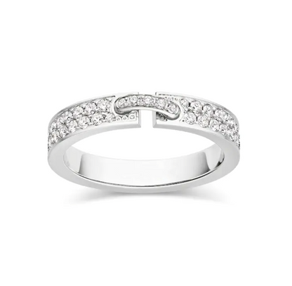 [⭐Reverie Jewels]ALLIANCE LIENS VIDENCE PAVED DIAMOND 4MM RING