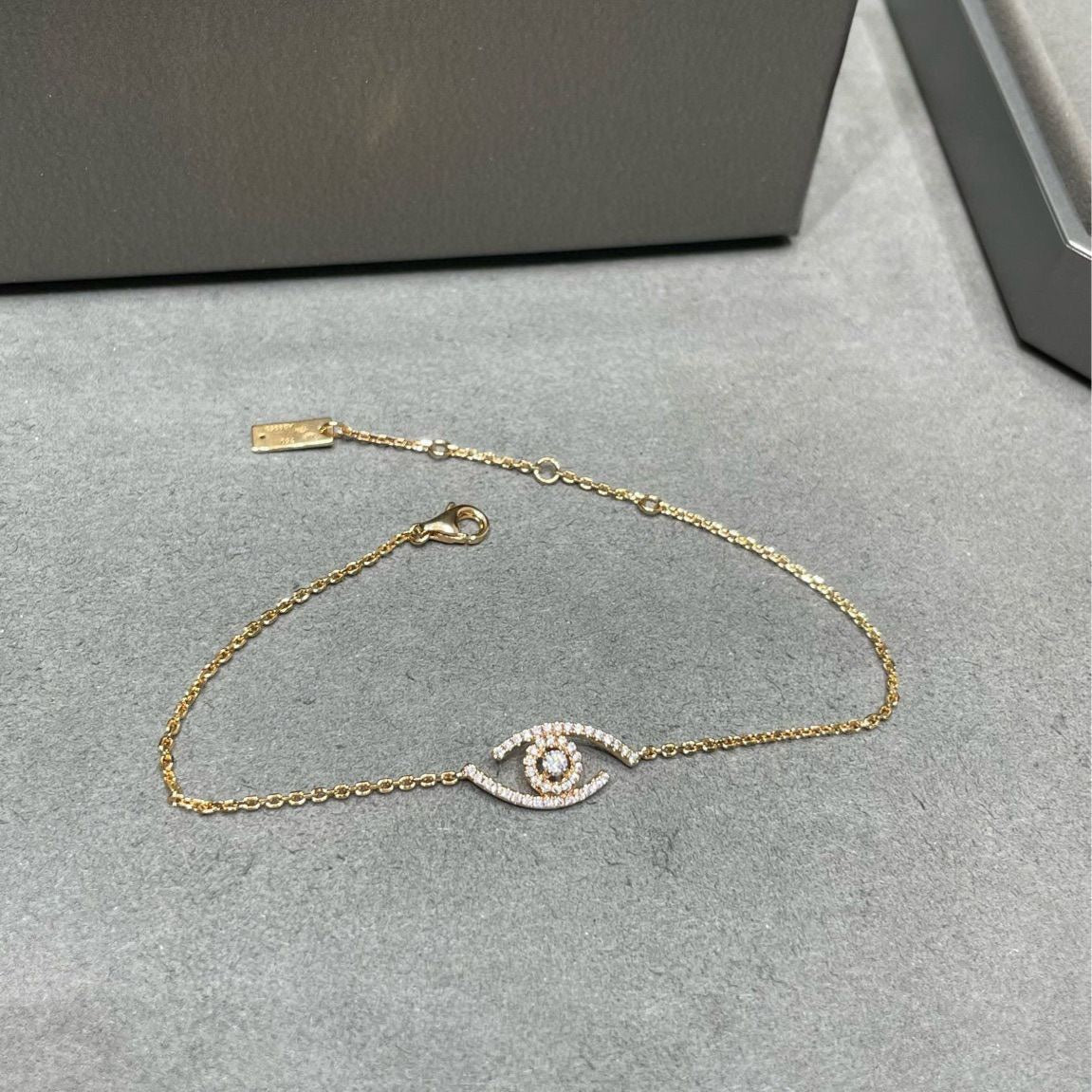 [⭐Reverie Jewels]Demo Eye Pave-Set Diamond Bracelet
