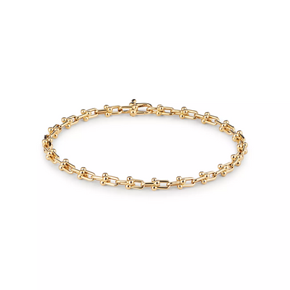 [Reverie Jewels]HARDWEAR MICRO LINK 44 MOTIF GOLD BRACELET