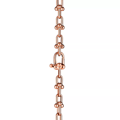 [Reverie Jewels]HARDWEAR MICRO LINK 44 MOTIF PINK GOLD BRACELET