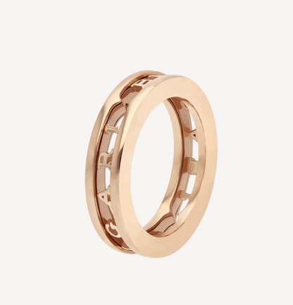 [⭐Reverie Jewels]ZERO 1 ONE-BAND WITH OPENWORK LOGO SPIRAL RING