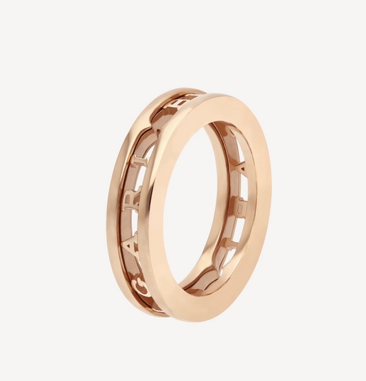 [⭐Reverie Jewels]ZERO 1 ONE-BAND WITH OPENWORK LOGO SPIRAL RING