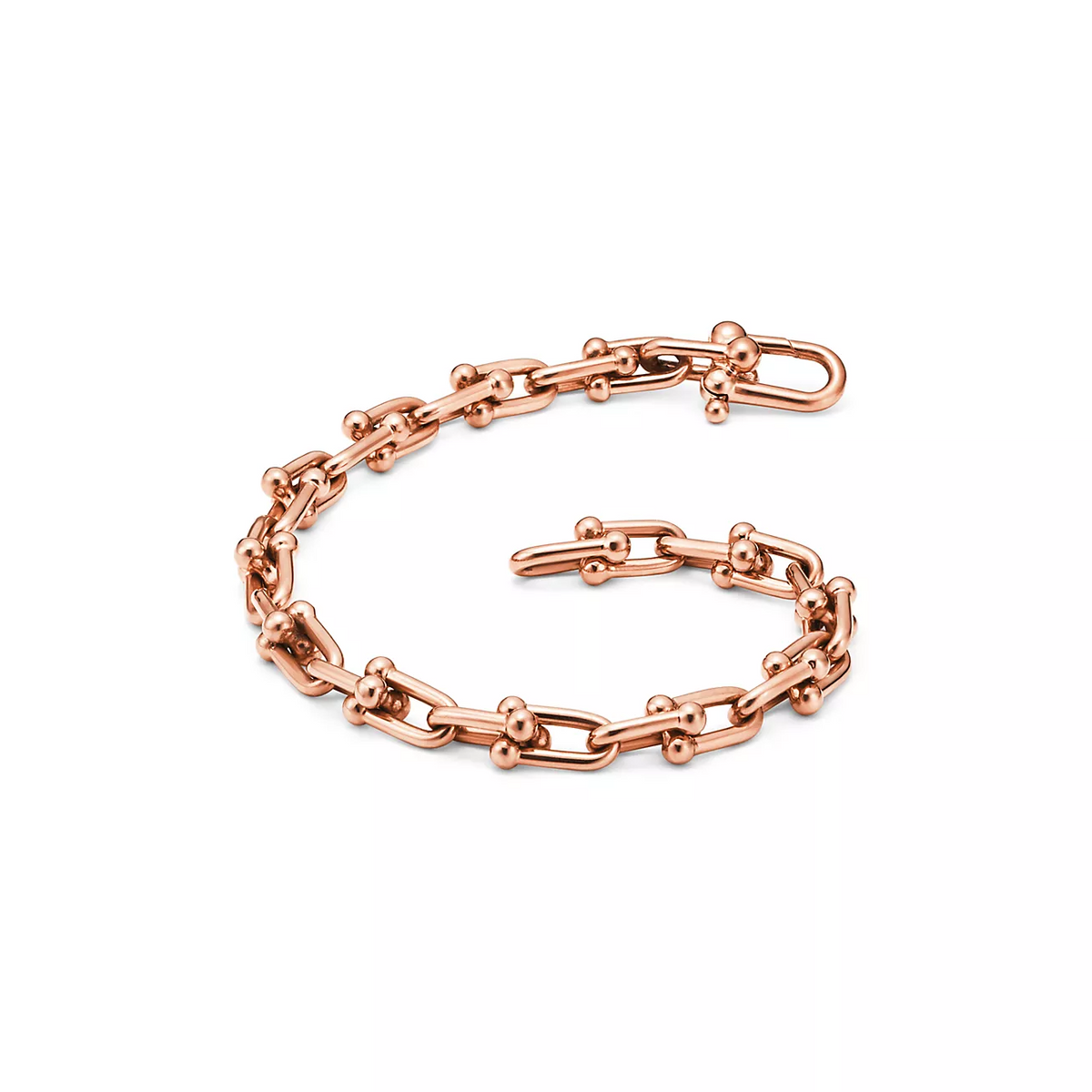 [Reverie Jewels]HARDWEAR SMALL LINK 26 MOTIF PINK GOLD BRACELET