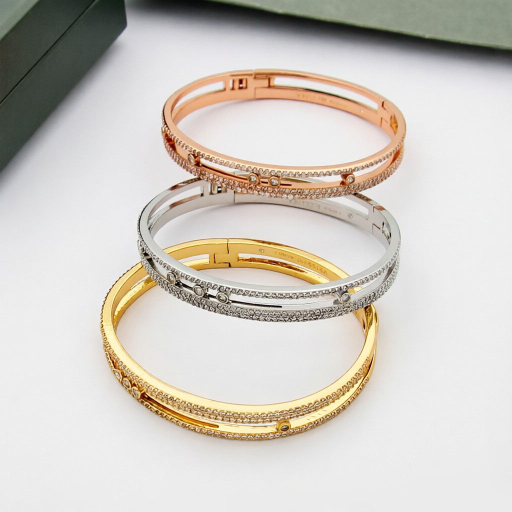 [⭐Reverie Jewels]Move Romane pavé bangle
