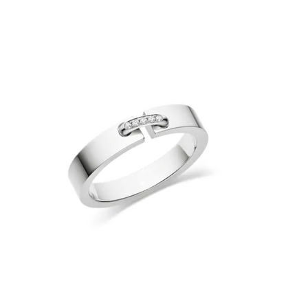 [⭐Reverie Jewels]ALLIANCE LIENS VIDENCE DIAMOND 4MM RING