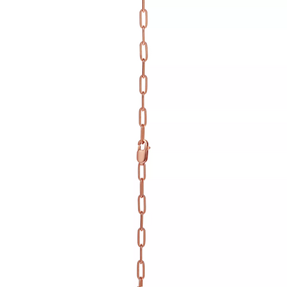 [Reverie Jewels]LOCK MEDIUM PENDANT PINK DIAMOND PINK GOLD NECKLACE