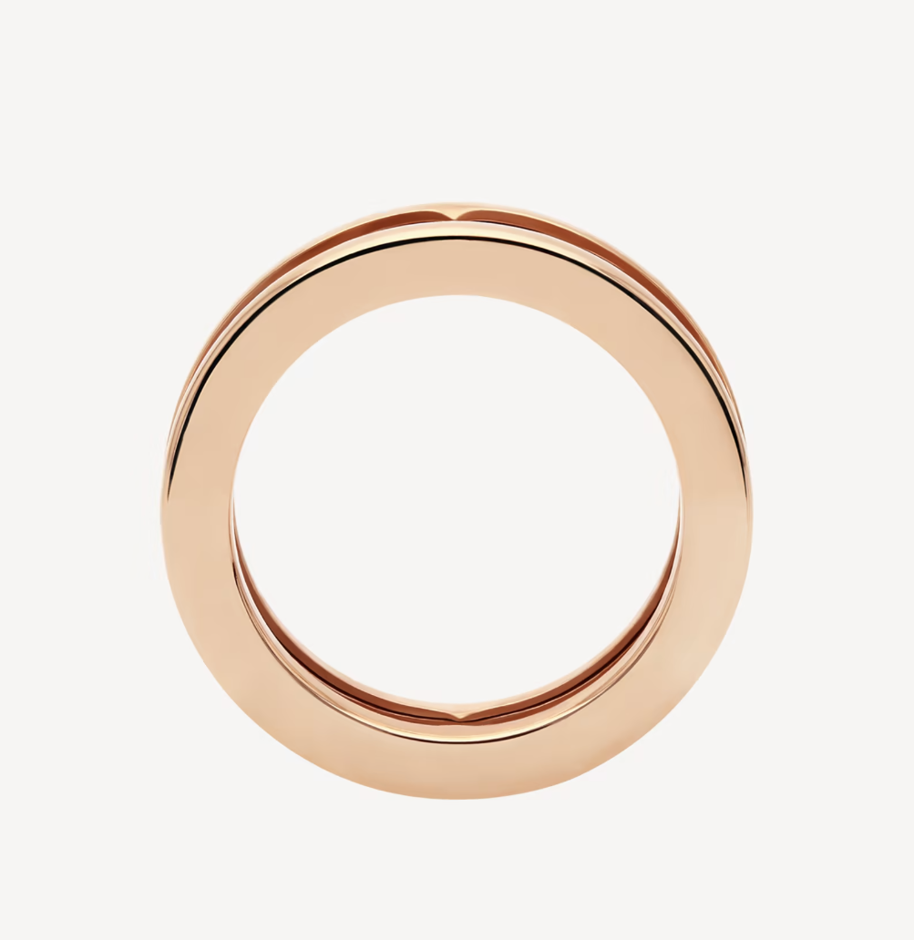 [⭐Reverie Jewels]ZERO 1 ONE-BAND WITH OPENWORK LOGO SPIRAL RING