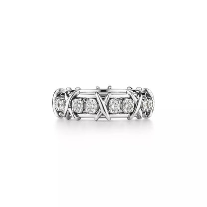 [Reverie Jewels]SIXTEEN STONE SILVER RING