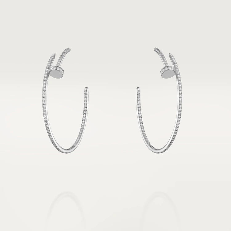 [⭐Reverie Jewels]JUSTE EARRINGS FULL DIAMONDS 1.8MM