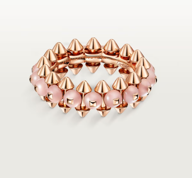 [⭐Reverie Jewels]CLASH ELEGANT ROSE GOLD RING FEATURING NATURAL AGATE