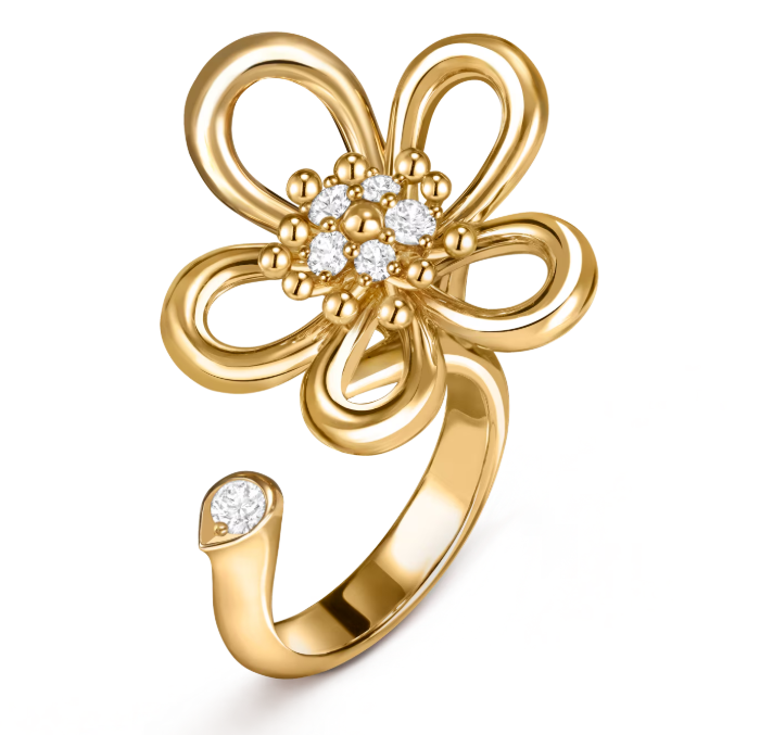 [⭐Reverie Jewels]Flowerlace Between the Finger