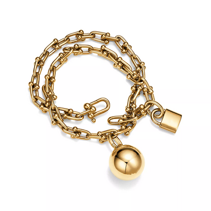 [Reverie Jewels]HARDWEAR SMALL WRAP GOLD BRACELET