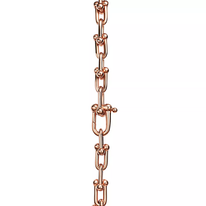 [Reverie Jewels]HARDWEAR SMALL LINK 26 MOTIF PINK GOLD BRACELET