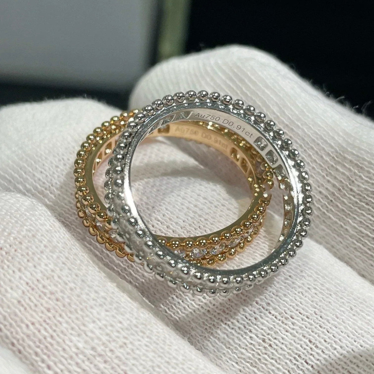 [⭐Reverie Jewels]PERLEE DIAMOND SILVER RING