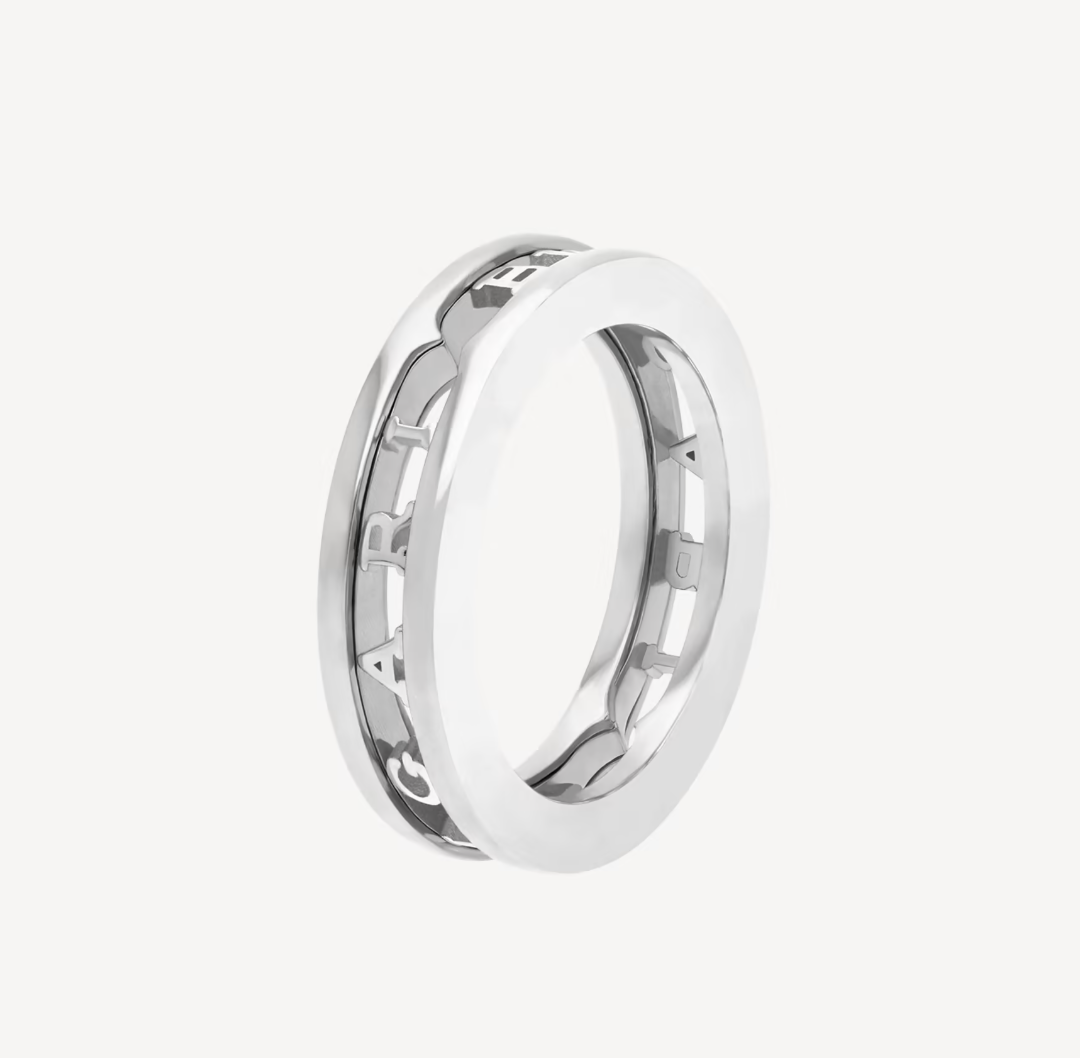 [⭐Reverie Jewels]ZERO 1 ONE-BAND WITH OPENWORK LOGO SPIRAL RING