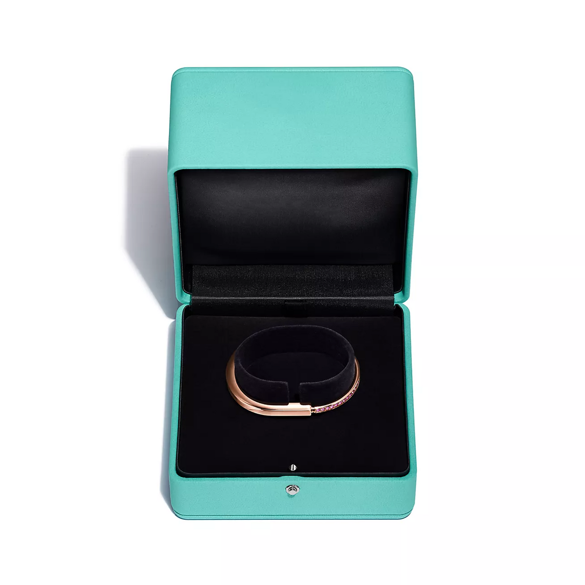 [Reverie Jewels]LOCK BRACELET ROSE DIAMOND PINK GOLD