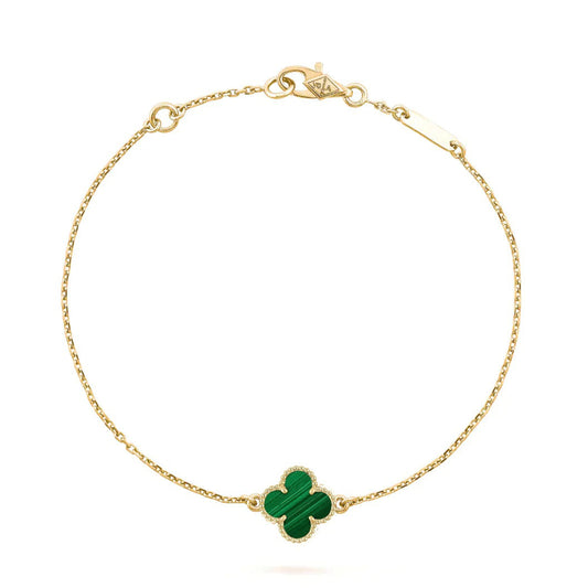 [⭐Reverie Jewels]CLOVER BRACELET MALACHITE 1 MOTIF
