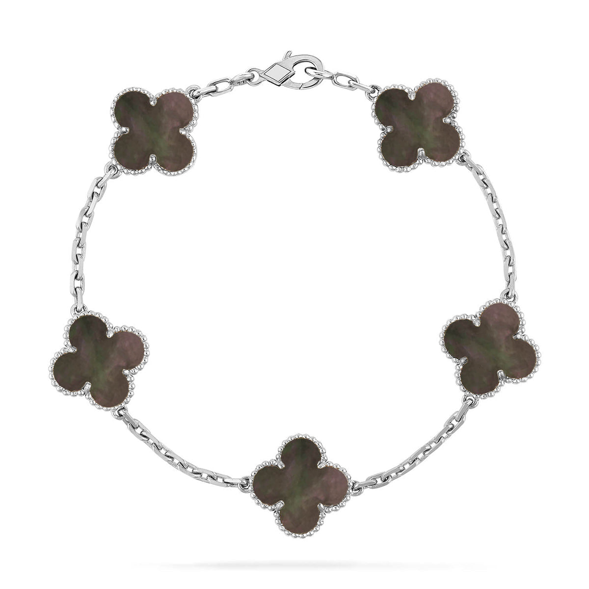 [⭐Reverie Jewels] CLOVER 5 MOTIF GRAY MOP BRACELET COLLECTION