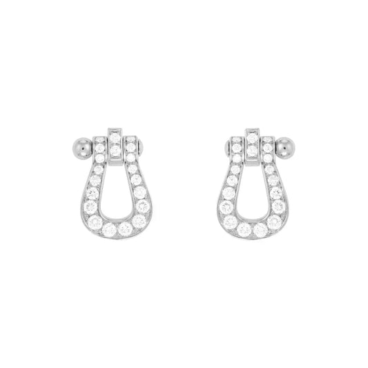 [⭐Reverie Jewels]FORCE 10 FULL DIAMOND STUD EARRINGS MINI MODEL