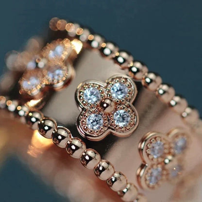 [⭐Reverie Jewels]CLOVER KALEIDOSCOPE RING 10MM