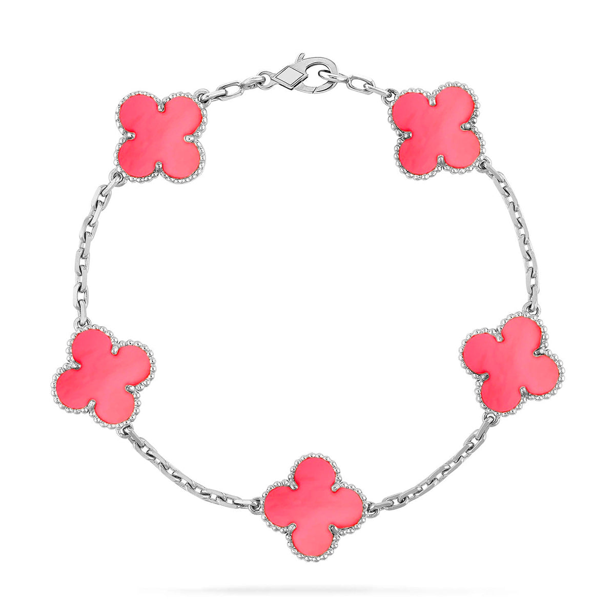 [⭐Reverie Jewels] CLOVER 5 MOTIFS  PINK MOP BRACELET COLLECTION