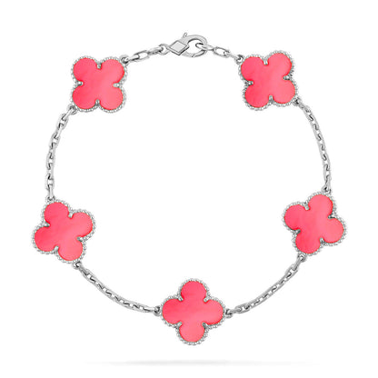 [⭐Reverie Jewels] CLOVER 5 MOTIFS  PINK MOP BRACELET COLLECTION