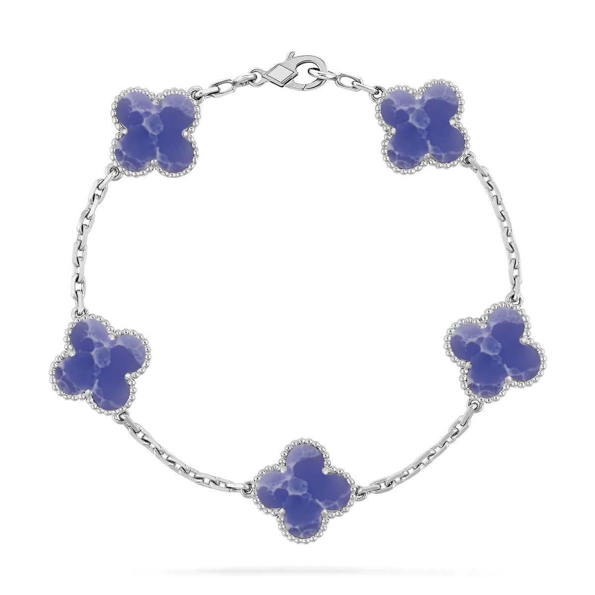 [⭐Reverie Jewels]CLOVER 5 MOTIF BLUE VEINS BRACELET COLLECTION