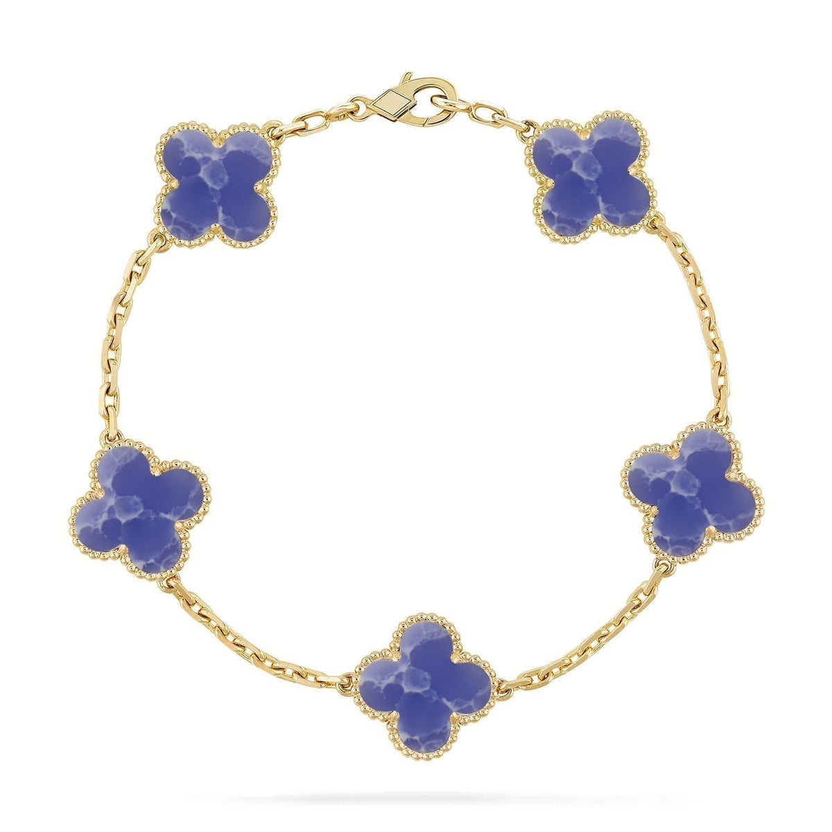 [⭐Reverie Jewels]CLOVER 5 MOTIF BLUE VEINS BRACELET COLLECTION