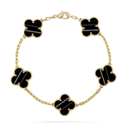 [⭐Reverie Jewels] CLOVER 5 MOTIF PULSAR STONE BRACELET COLLECTION