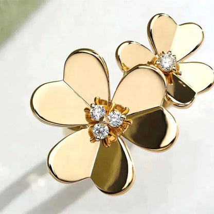 [⭐Reverie Jewels]CLOVER COMOS GOLD DIAMOND RING