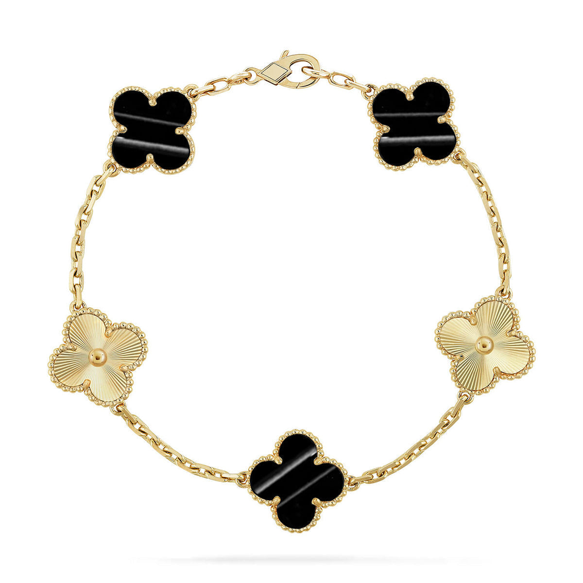 [⭐Reverie Jewels] CLOVER 5 MOTIF PULSAR STONE BRACELET COLLECTION