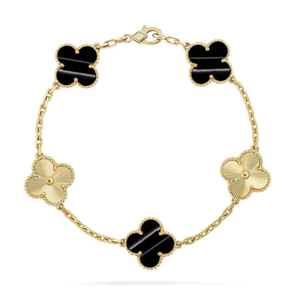 [⭐Reverie Jewels] CLOVER 5 MOTIF PULSAR STONE BRACELET COLLECTION