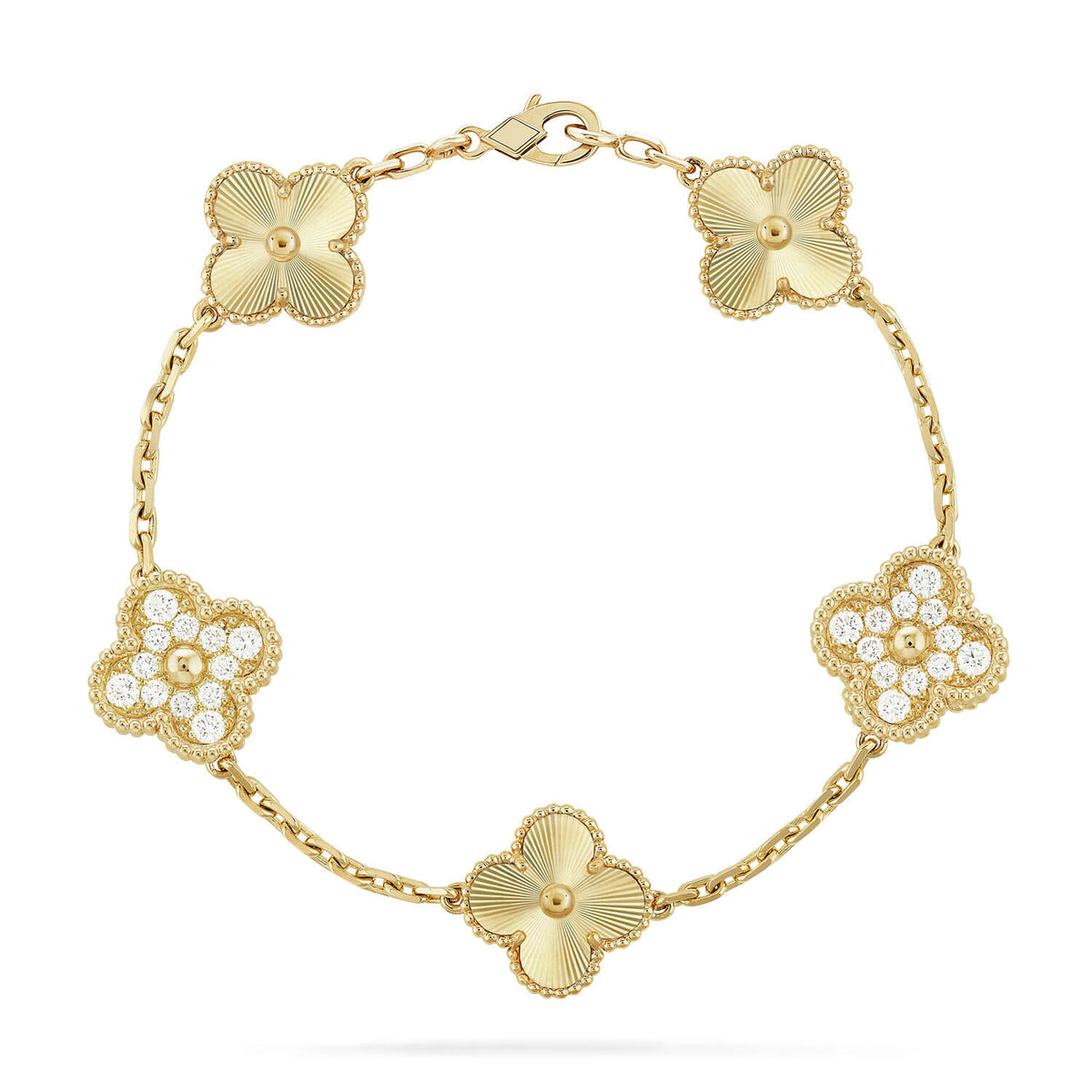 [⭐Reverie Jewels] CLOVER 5 MOTIF LASER BRACELET COLLECTION