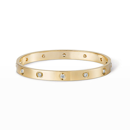 [⭐Reverie Jewels]LOVE BRACELET 6.1MM 10 DIAMONDS