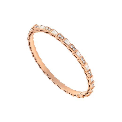 [⭐Reverie Jewels]SERPENTI BRACELET PINK GOLD MOP DIAMOND