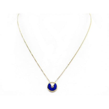 [⭐Reverie Jewels]AMULETTE ROSE GOLD AGATE NECKLACE