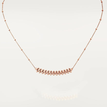 [⭐Reverie Jewels]CLASH PINK GOLD NECKLACE