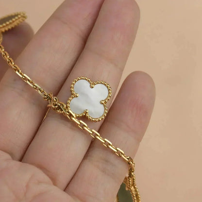 [⭐Reverie Jewels]LUCKY SPRING 5 MOTIF GOLD BRACELET