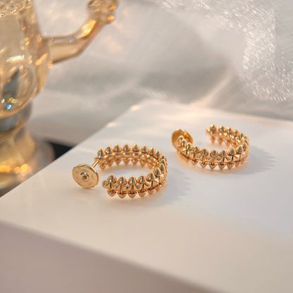 [⭐Reverie Jewels]CLASH SMALL HOOP EARRINGS