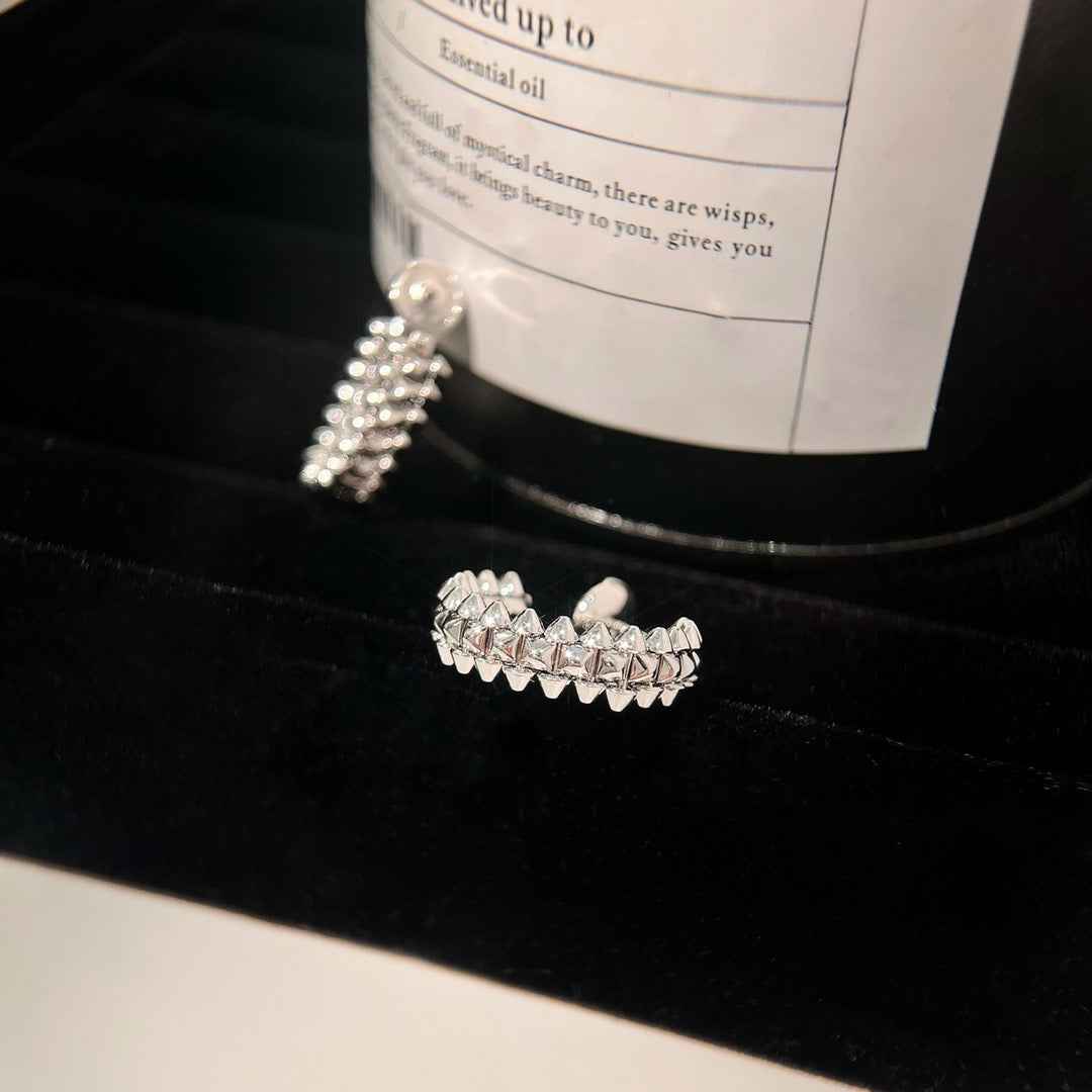 [⭐Reverie Jewels]CLASH SMALL HOOP EARRINGS