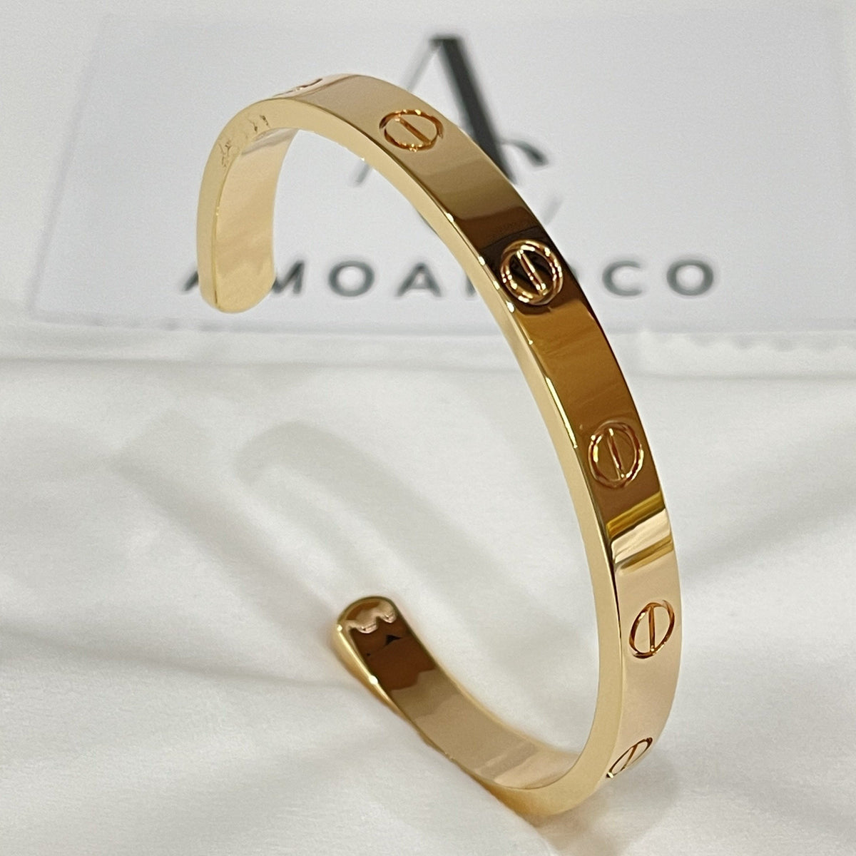 [⭐Reverie Jewels]LOVE BRACELET 6.1MM OPEN CUFF