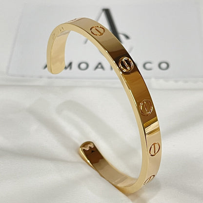 [⭐Reverie Jewels]LOVE BRACELET 6.1MM OPEN CUFF