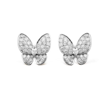 [⭐Reverie Jewels]BUTTERFLY ALL DIAMOND EARRINGS