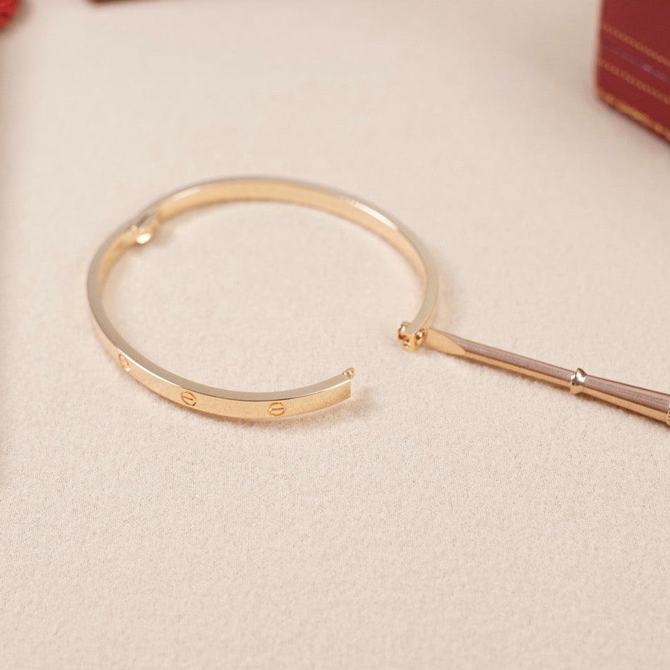 [⭐Reverie Jewels]LOVE BRACELET 3.65MM NO DIAMONDS